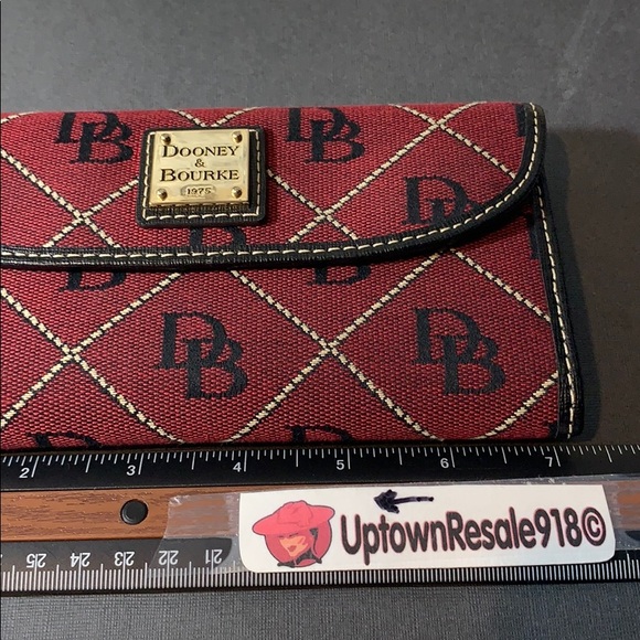 Dooney & bourke wallet checkbook organizer red - Picture 8 of 8